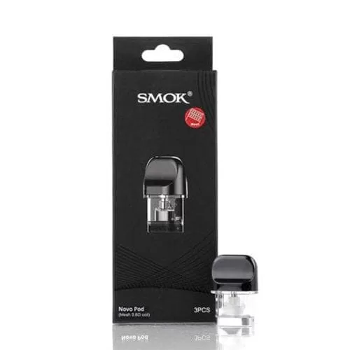 SMOK Novo Pods - 3 Pack; 0.6 Ohm Mesh, 0.8 Ohm Mesh (6CCD7A)