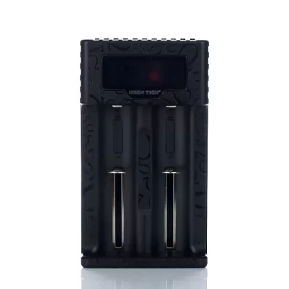 Hohm Tech Onyx Ohm 2A Matrix Display Battery Charger – 2 Bay - Vapejuice