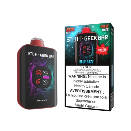 STLTH x GEEK BAR CANADA LIMITED EDITION - Blue Razz - 20 mg/mL (wholeseller) - Excise AB, 20 mg/mL - AB