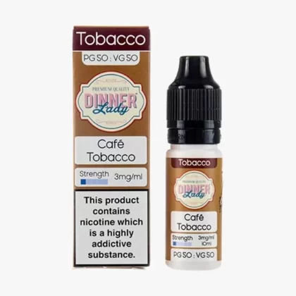 Cafe Tobacco 50/50 E-Liquid by Dinner Lady - Vape Product, Vape Product