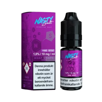 Nasty Salt – Asap Grape 10ml 10mg – Nikotinsalt - Nasty / Yes / 10ml / 50/50