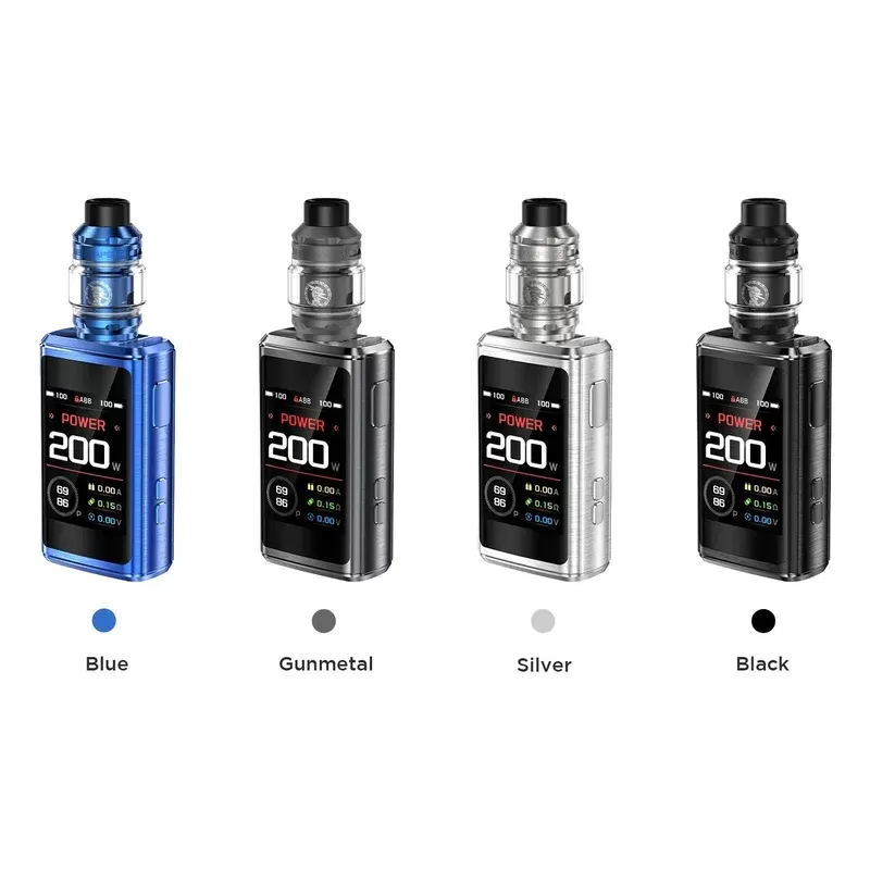 Geekvape Z200 Z Tank Starter Kit - Color#Black>Blue>Gunmetal>Silver