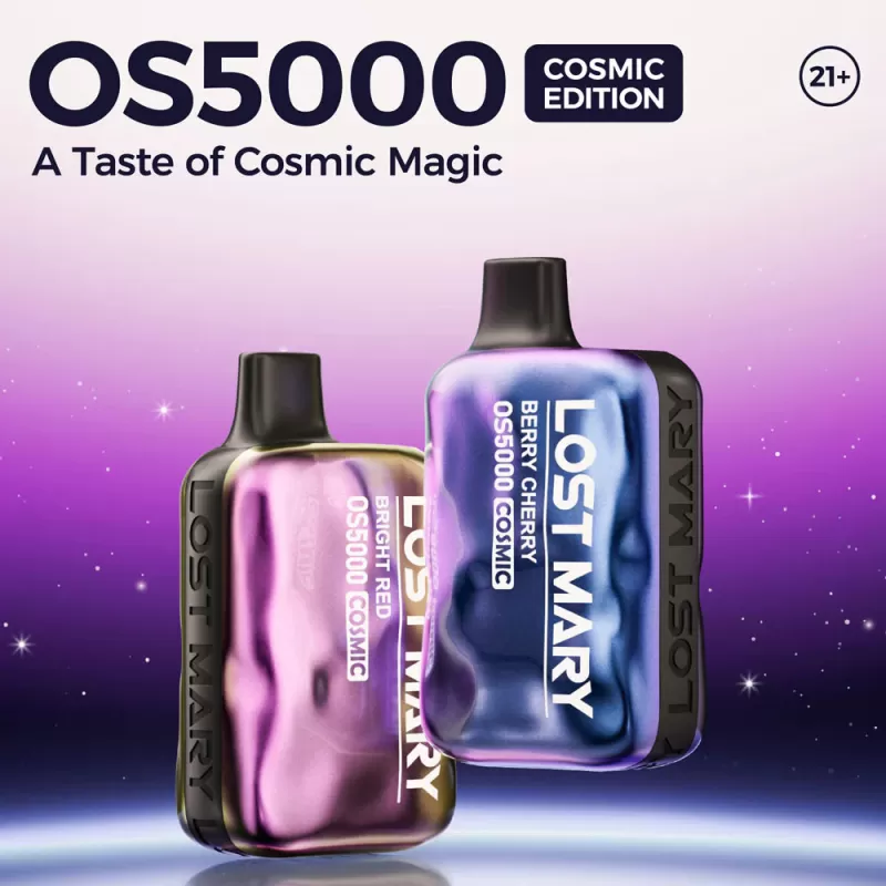 Lost Mary OS5000 "Cosmic Edition" Disposable Device - 5000 Puffs - Sour Berry BG