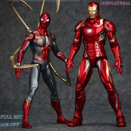 Marvel Avengers Iron Man & Spider-Man Action Figures - Dual Hero Pack
