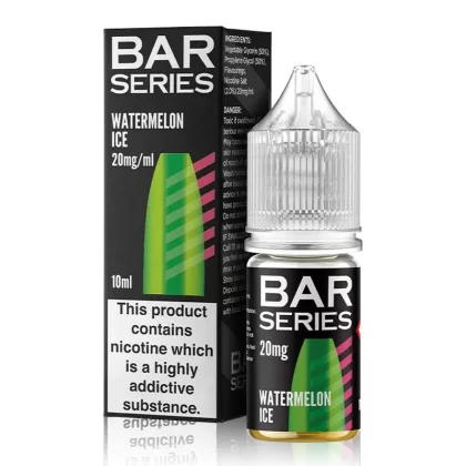 Watermelon ICE By Bar Series Salt 10ml - Nicotine Strength#5mg (Salt)>20mg (Salt)>10mg (Salt)
