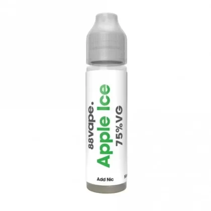 88vape Apple Ice E Liquid – Add Nic Series (50ml Shortfill)
