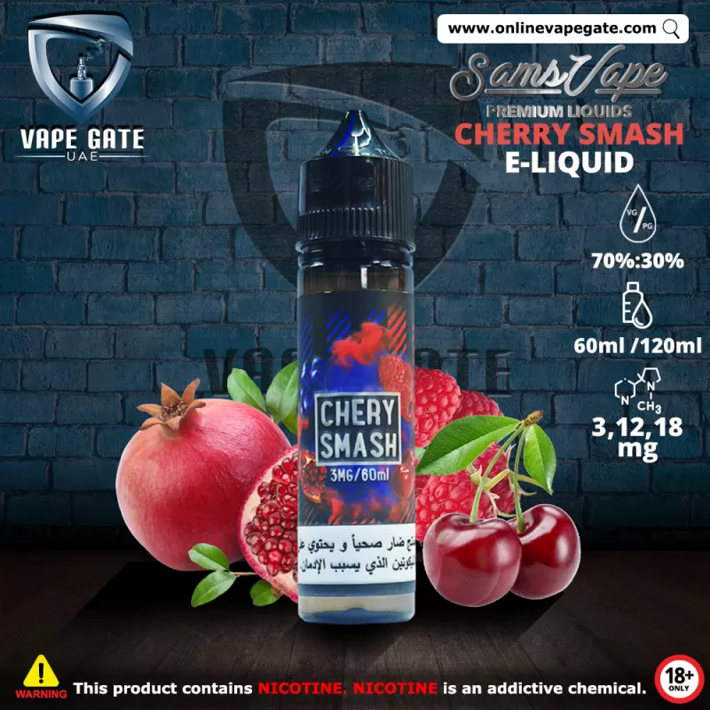Cherry Smash E-Liquid - Sam Vapes