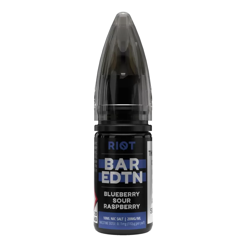 Blueberry Sour Raspberry Nic Salt By Riot Squad BAR EDTN - Vape Product, Vape Product