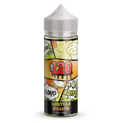 Team 120 Vanilla Muffin 100ml – vape juice utan nikotin - Team 120 / 100ml / 30/70 / No