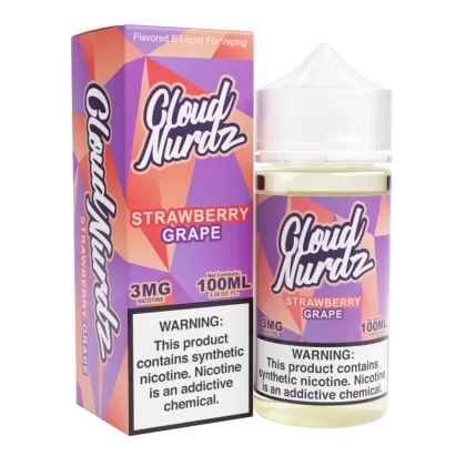 Grape Strawberry by Cloud Nurdz TFN 100mL - 3MG