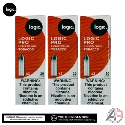Logic Pro Tobacco Capsules 2 Pack - Pro Tobacco 2.0%/20mg Nicotine (99F20F)