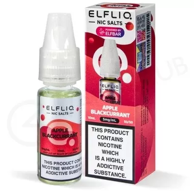 Apple Blackcurrant Nic Salt E-Liquid by Elfliq