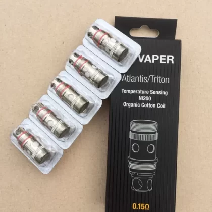 Aspire Atlantis Triton Ni-200 0.15ohm Atomizer Coils - Mangovape.Com