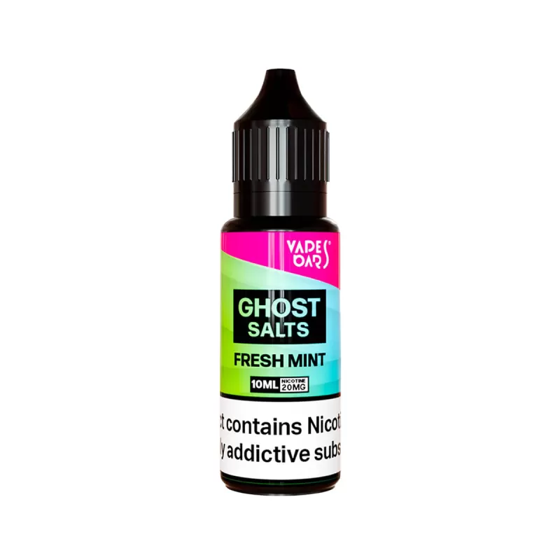 Vapes Bars Ghost Salts Fresh Mint Nic Salt - 10 Pack - 10mg