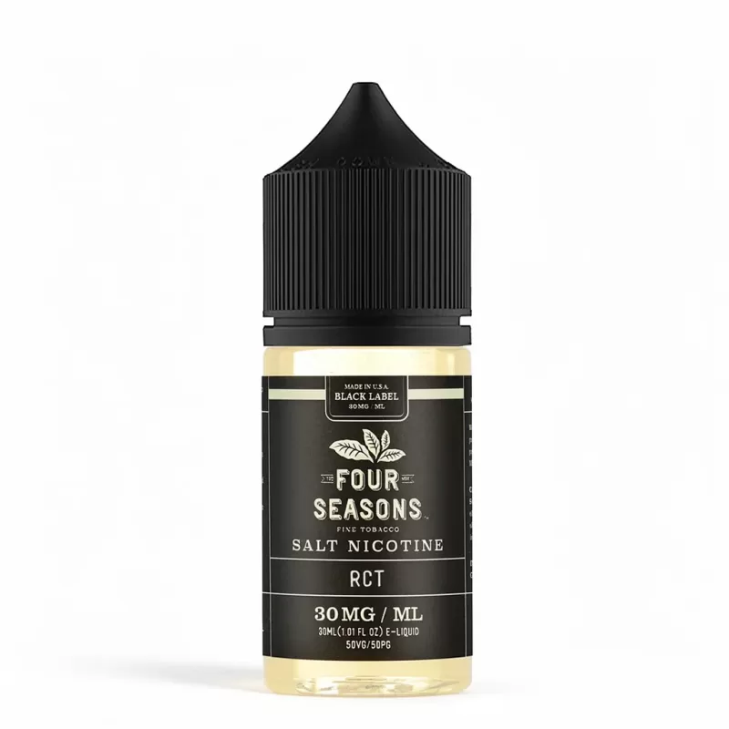 Four Seasons Black Label RCT Salt Nicotine 30mL - Vape Product, Vape Product