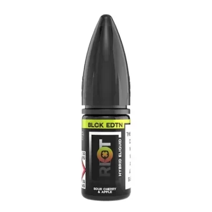 Riot Squad Black Edition 10ml Nic Salts – Sour Cherry and Apple