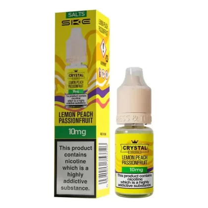 SKE Crystal Salts Lemon Peach Passionfruit E Liquid 10ml - Strength#10mg>20mg