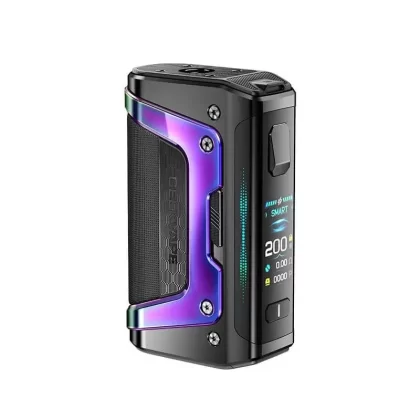 Geekvape Aegis Legend 5 Box Mod - Aurora Rainbow, Carbon Black