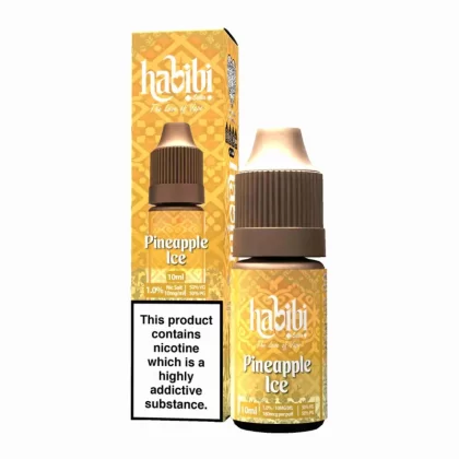 Habibi Pineapple Ice Nic Salt Vape Juice - 10 Pack - 10mg