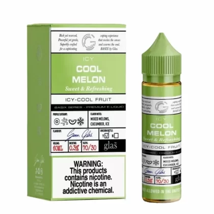 Basix Glas Icy Cool Melon 60ml Buy E-liquid In Dubai