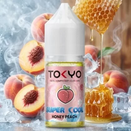 TOKYO SUPER COOL HONEY PEACH SALT ELIQUID