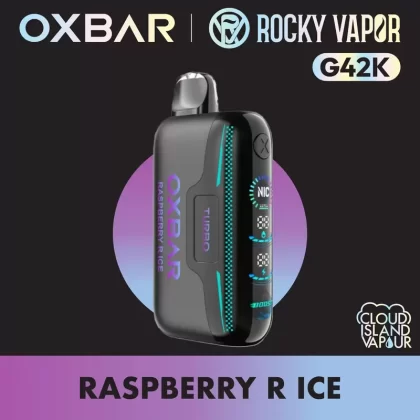 Rocky Vapor Oxbar G42K Disposable Vape – Raspberry R Ice