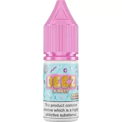 SALTED CARAMEL NICOTINE SALT E-LIQUID BY DEEZ DNUTS