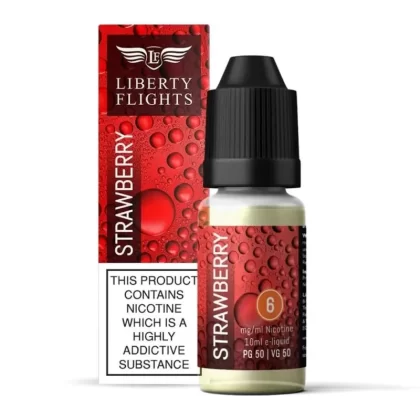 Strawberry E-Liquid by Liberty Flights (10ml) - 6mg