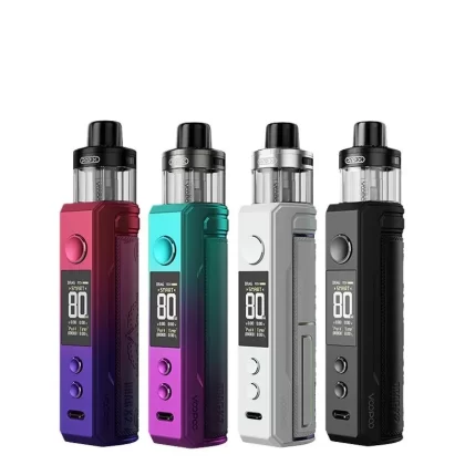 VooPoo DRAG X2 Pod Kit - Color#Sky Blue>Pearl White>Glow Pink>Modern Red>Gray Metal>Spray Black>Colorful Silver