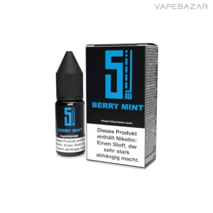 5EL Nikotinsalz Liquid – Berry Mint - Vapebazar