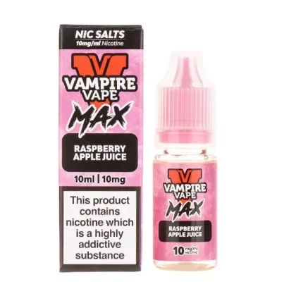 Raspberry Apple Juice Nic Salt E-Liquid by Vampire Vape Max - Vapesuperstore Co
