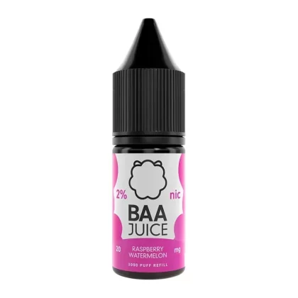 Raspberry Watermelon By Baa Juice 10ml Nic Salt - Nicotine Strength#10mg (Salt)>20mg (Salt)>5mg (Salt) (186FD2)