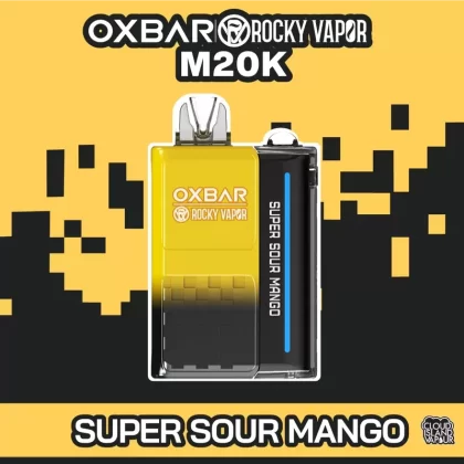 Rocky Vapor Oxbar M20K Disposable Vape – Super Sour Mango