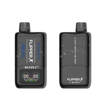 Rufpuf Flipper X Disposable – Peach Blue Raspberry Ice + Watermelon Ice 50mg (20000Puffs)
