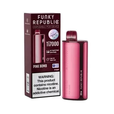 Pink Bomb Funky Republic Ti7000 Disposable