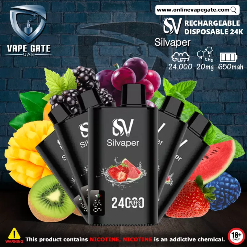 Silvaper Disposable Vape 24000 Puffs - 20 mg /