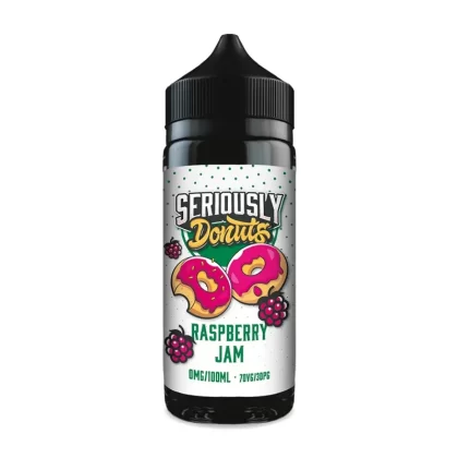 Raspberry Jam 100ml Shortfill E-Liquid by Seriously Donuts