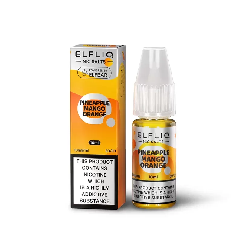 Elfliq Pineapple Mango Orange Nic Salt E-Liquid by Elfbar