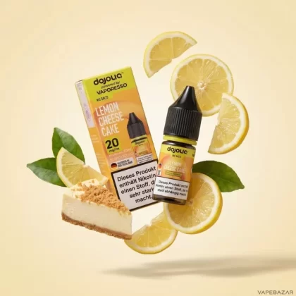 Dojoliq – Lemon Cheese Cake 10ml - 10mg/ml, 20mg/ml; Vaporesso; Zitrone, Käsekuchen
