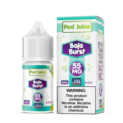 Pod Juice Baja Burst Salt 30ml - Vape Product, Vape Product (76C00E)