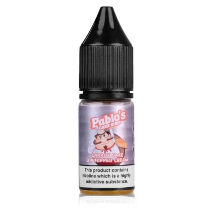 Carrot Cake and Whipped Cream By Pablo’s Cake Shop Salt 10ml