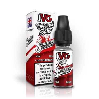 IVG Original Salts Strawberry Sensation Nic Salt E-Liquid - 20mg