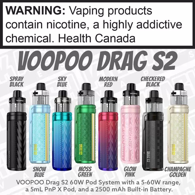 Voopoo DRAG S2 60W Mod Pod Kit