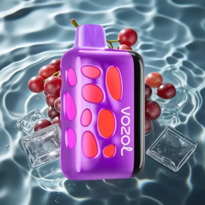 VOZOL RAVE 40000 Disposable Vape Grape Ice – 270° Glow, Beat-Synced Party Mode, 1000mAh - Bangvapeaustralia