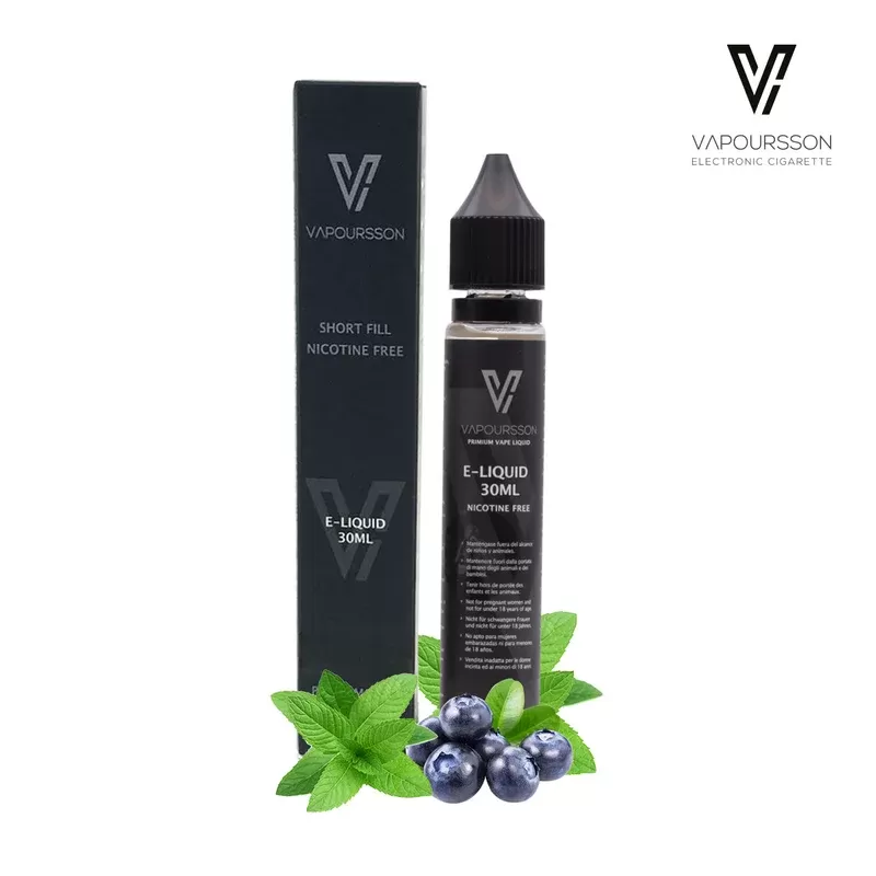 Vapoursson e-Liquid – Blueberry – Menthol 0mg 30ml Shortfill | Cigee