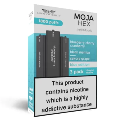 Moja Hex Blue Edition Refill Pods (x3)