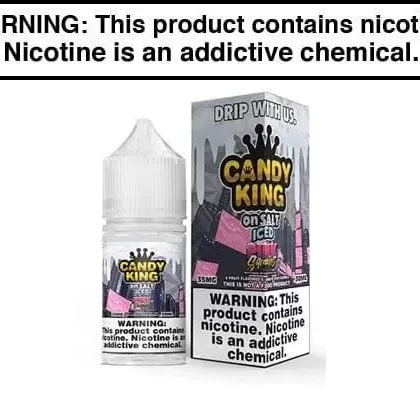 PINK SQUARES ICED BY DRIP MORE ON SALT 30ML - Vapejuice