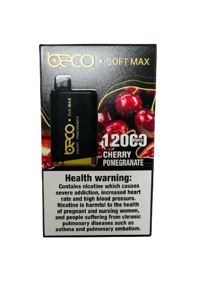 BECO SOFT MAX DISPOSABLE VAPE (12000 PUFFS) - 50 mg / Tobacco - Image 3
