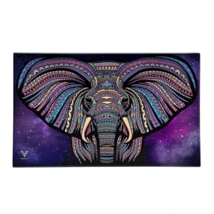 V Syndicate “Elephant” Glass Rolling Tray