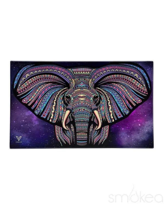 V Syndicate “Elephant” Glass Rolling Tray